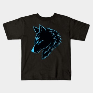 Blue wolf Kids T-Shirt